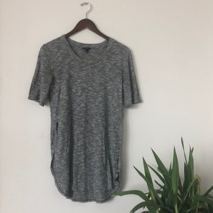 Black ash loose tunic